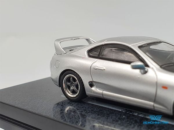 Xe Mô Hình Toyota SUPRA 1:64 Tarmac Works (Xám)