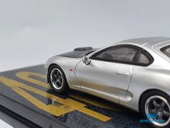 Xe Mô Hình Toyota SUPRA 1:64 Tarmac Works (Xám)