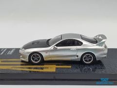 Xe Mô Hình Toyota SUPRA 1:64 Tarmac Works (Xám)