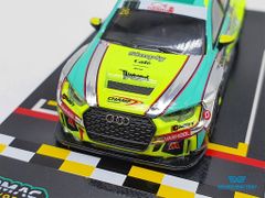 Xe Mô Hình Audi RS 3 TCR Macau Touring Car Cup 2019 1950cc Class Winner Filipe de Souza 1:64 Tarmac Works ( Xanh Dạ Quang )