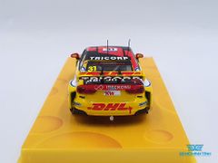 Xe Mô Hình Audi RS3 LMS WTCR Race of slovakia 2020 Winner Tom Coronel 1:64 Tarmac Works( Vàng )