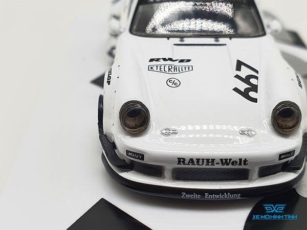 Xe Mô Hình Porsche RWB 930 Coast Cycles 1:64 Tarmac Works ( Trắng )