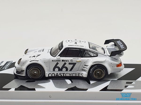 Xe Mô Hình Porsche RWB 930 Coast Cycles 1:64 Tarmac Works ( Trắng )