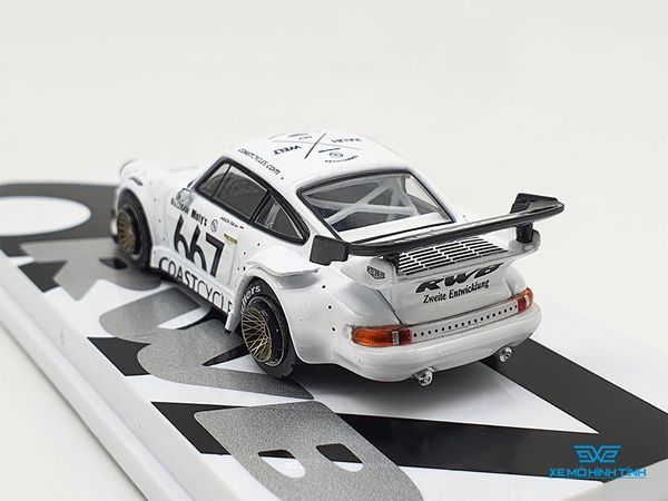 Xe Mô Hình Porsche RWB 930 Coast Cycles 1:64 Tarmac Works ( Trắng )