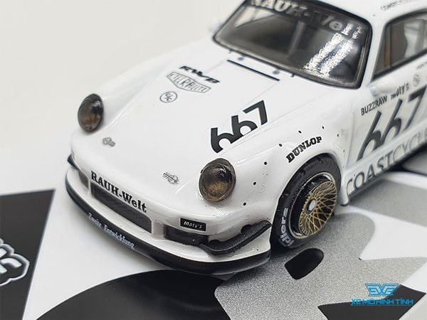 Xe Mô Hình Porsche RWB 930 Coast Cycles 1:64 Tarmac Works ( Trắng )