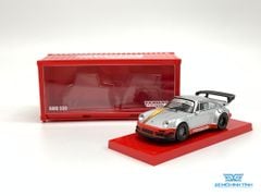 Xe mô hình Porsche RWB 930 China Special Edition 1:64 Tarmac Works ( Bạc Viền Đỏ )