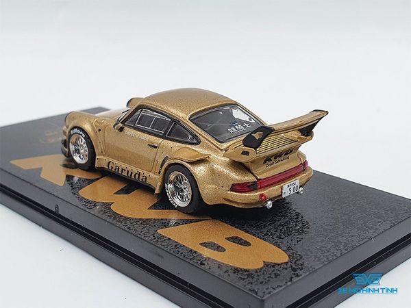 Xe Mô Hình Porsche RWB 930 1:64 Tarmac Works (Vàng Đồng)