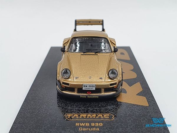 Xe Mô Hình Porsche RWB 930 1:64 Tarmac Works (Vàng Đồng)