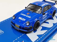 Xe Mô Hình Porsche RWB 930 Rauh-Welt Wally's Jeans 1:64 Tarmac Works ( Xanh dương )