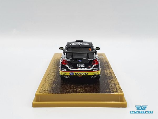 Xe Mô Hình Subaru WRX STI All Japan Rally Championship 2019 1:64 Tarmac Works ( Bạc )