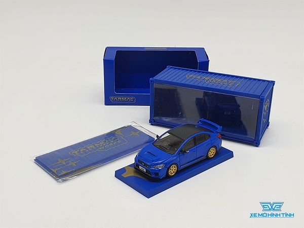 Xe Mô Hình Subaru WRX STI 1:64 Tarmac Works ( Xanh Dương )