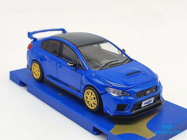 Xe Mô Hình Subaru WRX STI 1:64 Tarmac Works ( Xanh Dương )