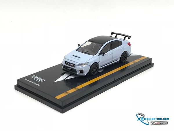 Xe Mô Hình Subaru WRX STI S208 1:64 Tarmac Works ( Xanh Nhạt )