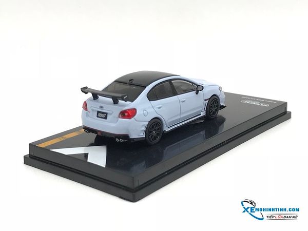 Xe Mô Hình Subaru WRX STI S208 1:64 Tarmac Works ( Xanh Nhạt )