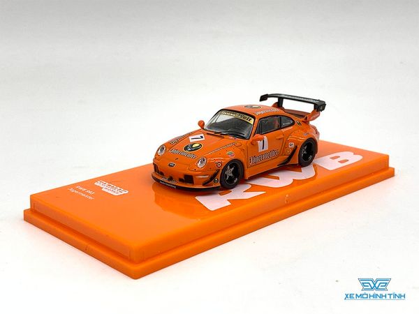 Xe Mô Hình Porsche RWB 993 Jagermeister 1:64 Tarmac Works ( Cam )