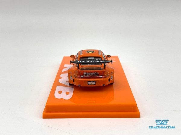 Xe Mô Hình Porsche RWB 993 Jagermeister 1:64 Tarmac Works ( Cam )