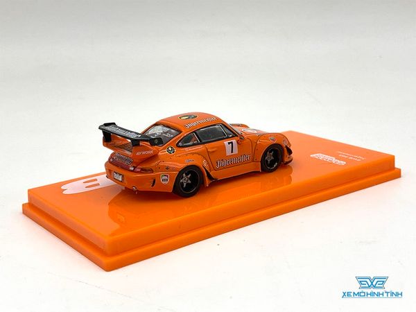 Xe Mô Hình Porsche RWB 993 Jagermeister 1:64 Tarmac Works ( Cam )