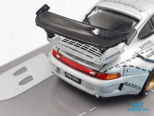 Xe Mô Hình Porsche RWB 993 Special Edition 1:64 Tarmac Works ( Bạc )