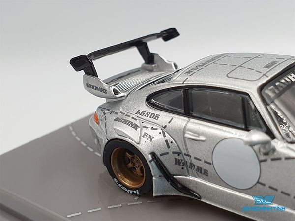 Xe Mô Hình Porsche RWB 993 Special Edition 1:64 Tarmac Works ( Bạc )