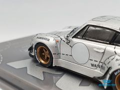 Xe Mô Hình Porsche RWB 993 Special Edition 1:64 Tarmac Works ( Bạc )