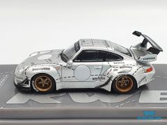 Xe Mô Hình Porsche RWB 993 Special Edition 1:64 Tarmac Works ( Bạc )