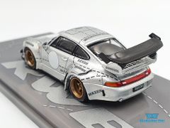 Xe Mô Hình Porsche RWB 993 Special Edition 1:64 Tarmac Works ( Bạc )