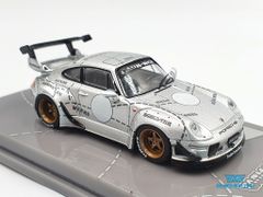 Xe Mô Hình Porsche RWB 993 Special Edition 1:64 Tarmac Works ( Bạc )