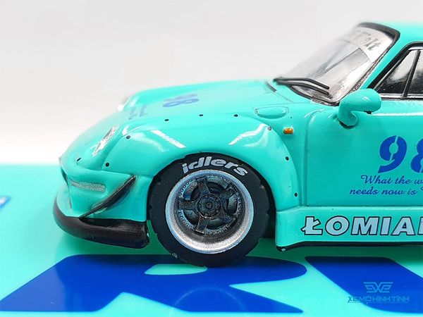 Xe Mô Hình Porsche 993 RWB Lomianki 1:64 Tarmac Works ( Xanh Lá )