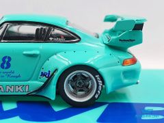 Xe Mô Hình Porsche 993 RWB Lomianki 1:64 Tarmac Works ( Xanh Lá )