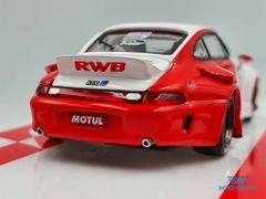 Xe Mô Hình Porsche RWB 993 Motul 1:64 Tarmac Works ( Đỏ Trắng )