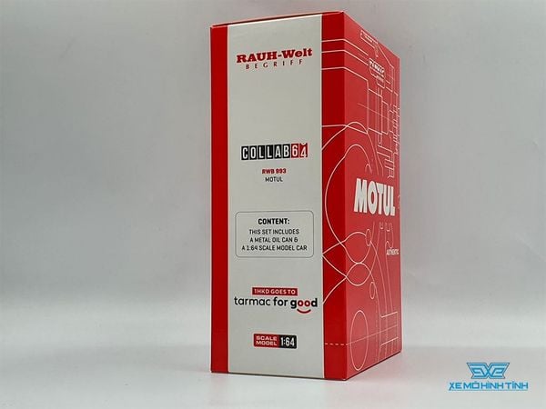 Xe Mô Hình Porsche RWB 993 Motul 1:64 Tarmac Works ( Đỏ Trắng )