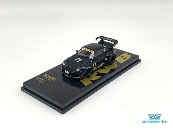 Xe Mô Hình Porsche RWB 993 1:64 Tarmac Works ( Đen )