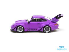 Xe Mô Hình Porsche RWB 993 1:64 Tarmac Works ( Tím Nhám )