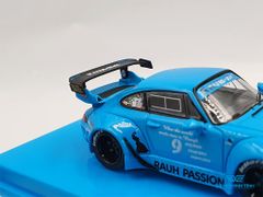 Xe Mô Hình Porsche RWB 993 1:64 Tarmac Works (Xanh BaBy)