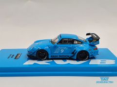 Xe Mô Hình Porsche RWB 993 1:64 Tarmac Works (Xanh BaBy)