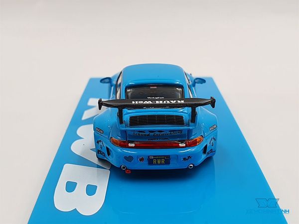 Xe Mô Hình Porsche RWB 993 1:64 Tarmac Works (Xanh BaBy)