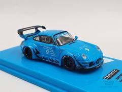 Xe Mô Hình Porsche RWB 993 1:64 Tarmac Works (Xanh BaBy)
