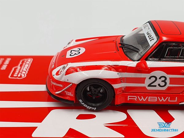 Xe Mô Hình Porsche RWB 993 1:64 Tarmac Works ( Đỏ )