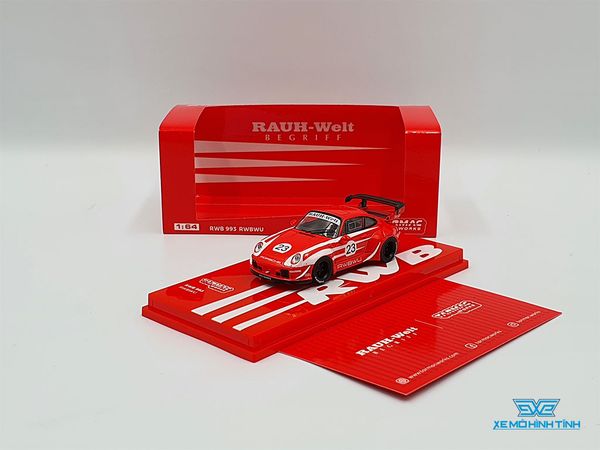 Xe Mô Hình Porsche RWB 993 1:64 Tarmac Works ( Đỏ )