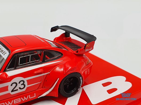 Xe Mô Hình Porsche RWB 993 1:64 Tarmac Works ( Đỏ )