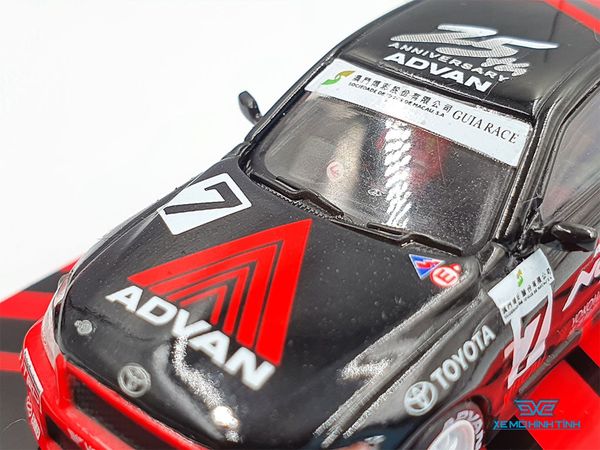 Xe Mô Hình Toyota Altezza Macau Guia Race 2003 1:64 Tarmac Works ( Đỏ Đen )