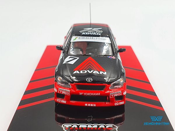 Xe Mô Hình Toyota Altezza Macau Guia Race 2003 1:64 Tarmac Works ( Đỏ Đen )