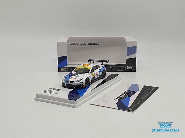 Xe Mô Hình BMW M6 GT3 FIA World Cup 2019 Macau Augusto Farfus 1:64 TarmacWorks ( Trắng )