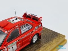 Xe Mô Hình Mitsubishi Lancer Evolution VI New Zealand Rally 1999 Winner 1:64 Tarmac Works ( Đỏ )