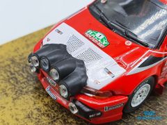 Xe Mô Hình Mitsubishi Lancer Evolution VI New Zealand Rally 1999 Winner 1:64 Tarmac Works ( Đỏ )