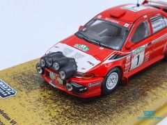 Xe Mô Hình Mitsubishi Lancer Evolution VI New Zealand Rally 1999 Winner 1:64 Tarmac Works ( Đỏ )