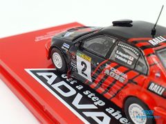 Xe Mô Hình Mitsubishi Lance Evolution VI Winner Rally of Canberra 1999 Y.Kataoka / S.Hayashi 1:64 Tarmac Works (Đỏ Advan)