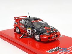 Xe Mô Hình Mitsubishi Lance Evolution VI Winner Rally of Canberra 1999 Y.Kataoka / S.Hayashi 1:64 Tarmac Works (Đỏ Advan)