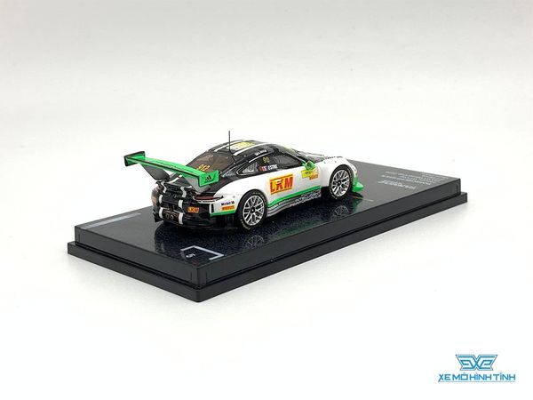 Xe Mô Hình Porsche 911 GT3 R Macau GT Cup FIA GT World Cup 2016 1:64 Tarmac Works ( Xanh / Xám )