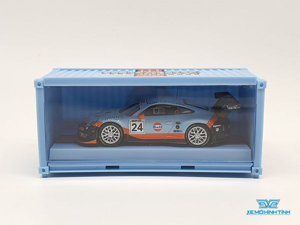 Xe Mô Hình Porsche 911 GT3 R Gulf 12H 2018 1:64 Tarmac Works ( Gulf )